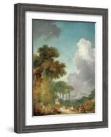 The Swing, Ca. 1765-Jean-Honoré Fragonard-Framed Giclee Print