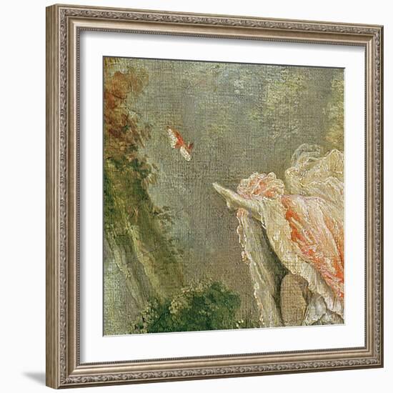 The Swing (Detail)-Jean-Honoré Fragonard-Framed Premium Giclee Print