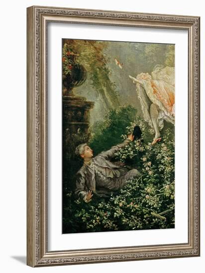 The Swing (Detail)-Jean-Honoré Fragonard-Framed Giclee Print