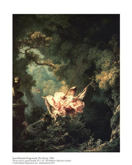 The Swing Art Print By Jean Honore Fragonard Art Com