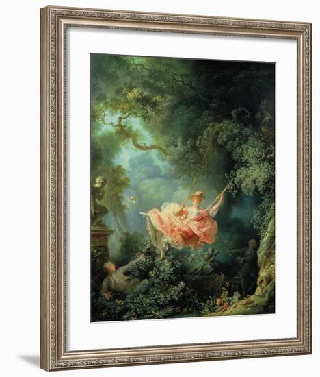 The Swing-Jean Honore Fragonard-Framed Premium Giclee Print