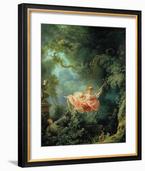 The Swing-Jean Honore Fragonard-Framed Premium Giclee Print