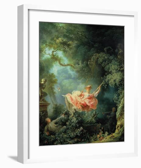 The Swing-Jean Honore Fragonard-Framed Premium Giclee Print