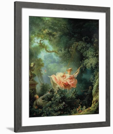 The Swing-Jean Honore Fragonard-Framed Premium Giclee Print