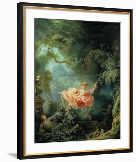 The Swing-Jean Honore Fragonard-Framed Premium Giclee Print