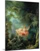 The Swing-Jean Honore Fragonard-Mounted Premium Giclee Print