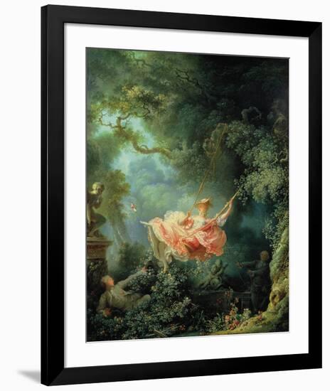 The Swing-Jean Honore Fragonard-Framed Premium Giclee Print