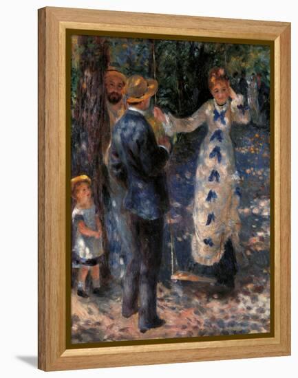 The Swing-Pierre-Auguste Renoir-Framed Premier Image Canvas