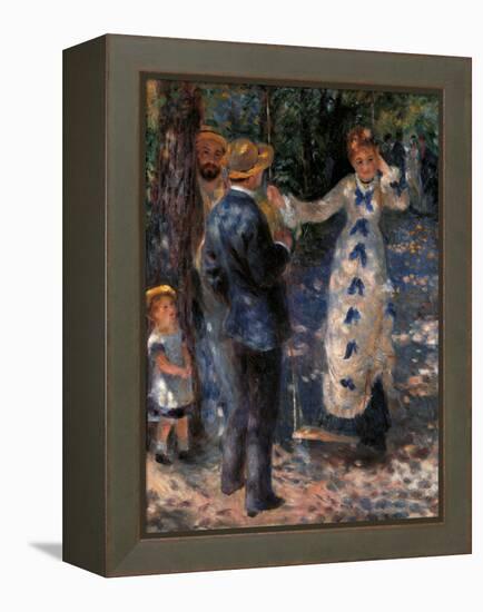 The Swing-Pierre-Auguste Renoir-Framed Premier Image Canvas