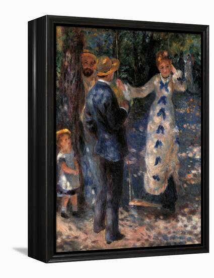 The Swing-Pierre-Auguste Renoir-Framed Premier Image Canvas