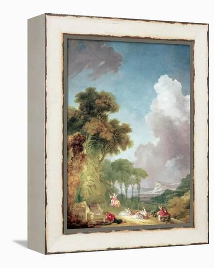 The Swing-Jean-Honoré Fragonard-Framed Premier Image Canvas