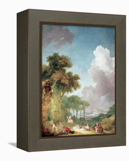 The Swing-Jean-Honoré Fragonard-Framed Premier Image Canvas