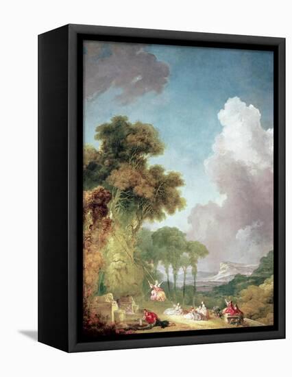 The Swing-Jean-Honoré Fragonard-Framed Premier Image Canvas