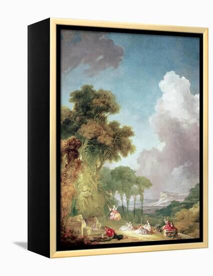 The Swing-Jean-Honoré Fragonard-Framed Premier Image Canvas