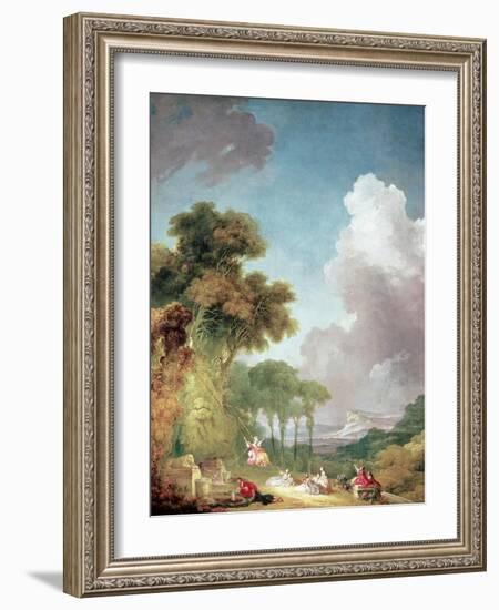 The Swing-Jean-Honoré Fragonard-Framed Giclee Print