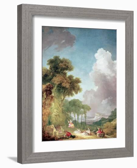 The Swing-Jean-Honoré Fragonard-Framed Giclee Print