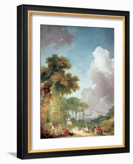 The Swing-Jean-Honoré Fragonard-Framed Giclee Print