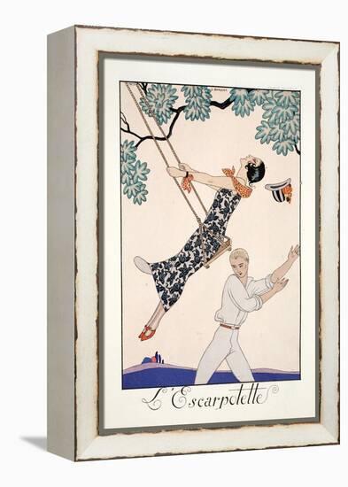 The Swing-Georges Barbier-Framed Premier Image Canvas