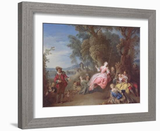 The Swing-Jean-Baptiste Joseph Pater-Framed Giclee Print