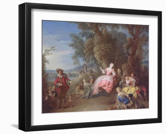 The Swing-Jean-Baptiste Joseph Pater-Framed Giclee Print