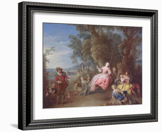 The Swing-Jean-Baptiste Joseph Pater-Framed Giclee Print