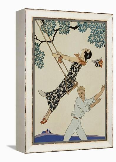 The Swing-Georges Barbier-Framed Premier Image Canvas