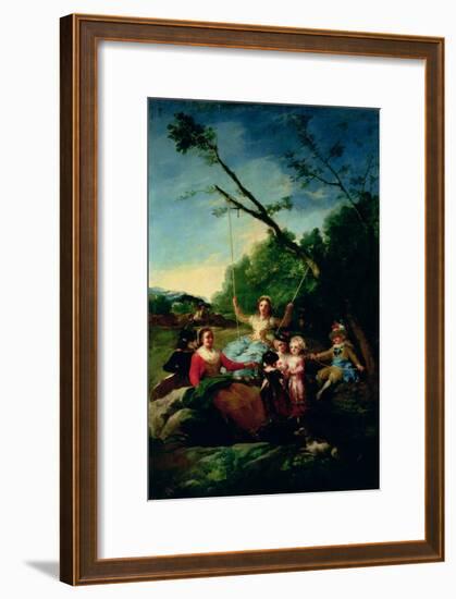 The Swing-Francisco de Goya-Framed Giclee Print