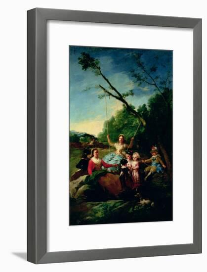 The Swing-Francisco de Goya-Framed Giclee Print