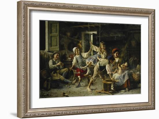 The Swing-Giovanni-Battista Torriglia-Framed Giclee Print