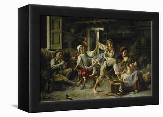 The Swing-Giovanni-Battista Torriglia-Framed Premier Image Canvas