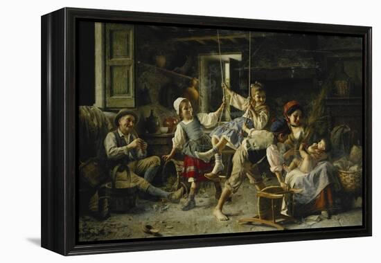 The Swing-Giovanni-Battista Torriglia-Framed Premier Image Canvas