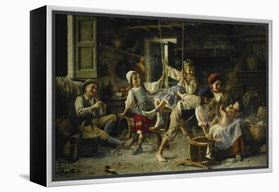 The Swing-Giovanni-Battista Torriglia-Framed Premier Image Canvas