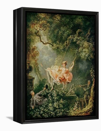 The Swing-Jean-Honoré Fragonard-Framed Premier Image Canvas