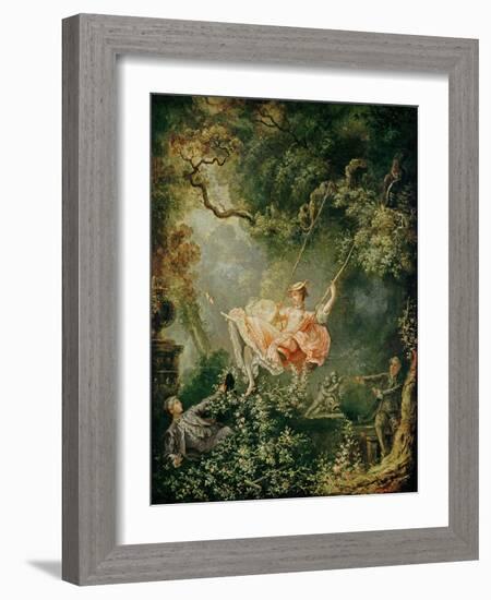 The Swing-Jean-Honoré Fragonard-Framed Giclee Print