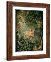 The Swing-Jean-Honoré Fragonard-Framed Giclee Print