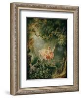 The Swing-Jean-Honoré Fragonard-Framed Giclee Print
