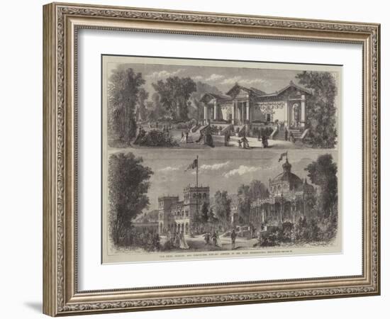 The Swiss, Spanish, and Portuguese Fine-Art Annexes in the Paris International Exhibition-Felix Thorigny-Framed Giclee Print