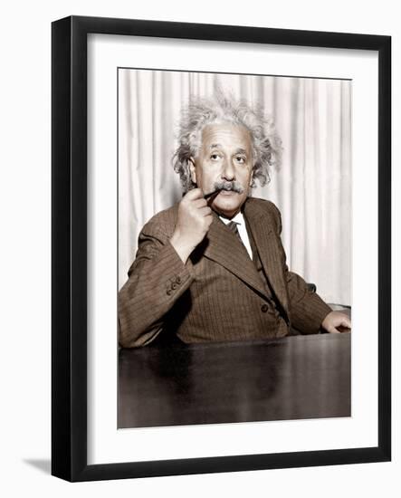 The Swiss Theoretical Physicist of German Origin A-null-Framed Photo