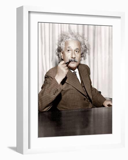 The Swiss Theoretical Physicist of German Origin A-null-Framed Photo