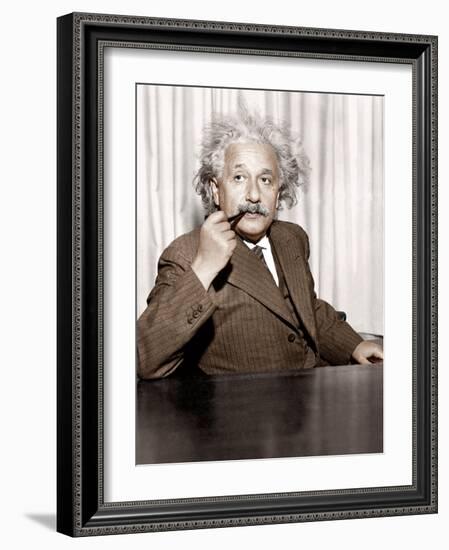 The Swiss Theoretical Physicist of German Origin A-null-Framed Photo