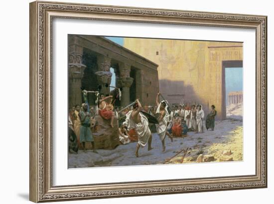 The Sword Dance (La Phyrique)-Jean Leon Gerome-Framed Giclee Print