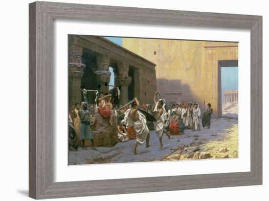 The Sword Dance (La Phyrique)-Jean Leon Gerome-Framed Giclee Print