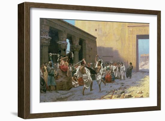 The Sword Dance (La Phyrique)-Jean Leon Gerome-Framed Giclee Print