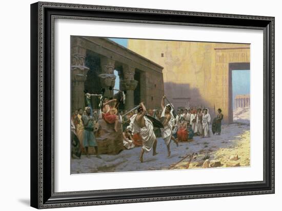 The Sword Dance (La Phyrique)-Jean Leon Gerome-Framed Giclee Print