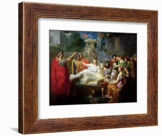 The Sword of Damocles-Felix Auvray-Framed Giclee Print