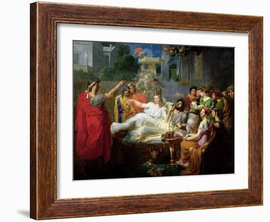 The Sword of Damocles-Felix Auvray-Framed Giclee Print