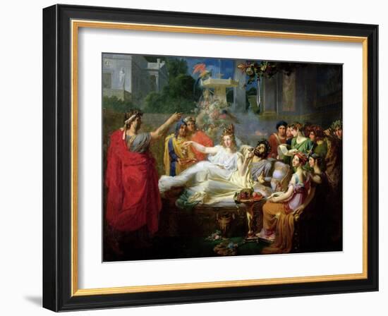 The Sword of Damocles-Felix Auvray-Framed Giclee Print