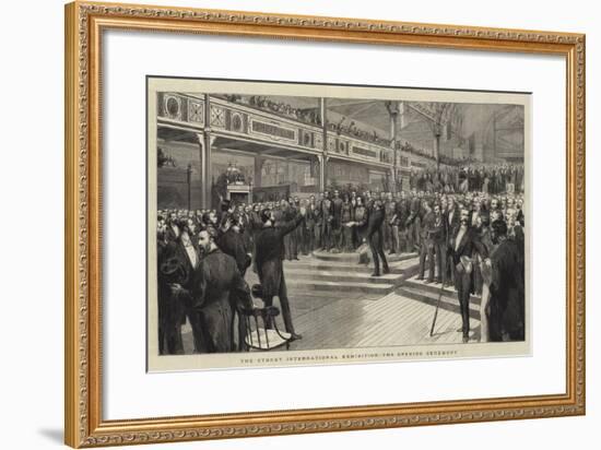 The Sydney International Exhibition, the Opening Ceremony-null-Framed Giclee Print