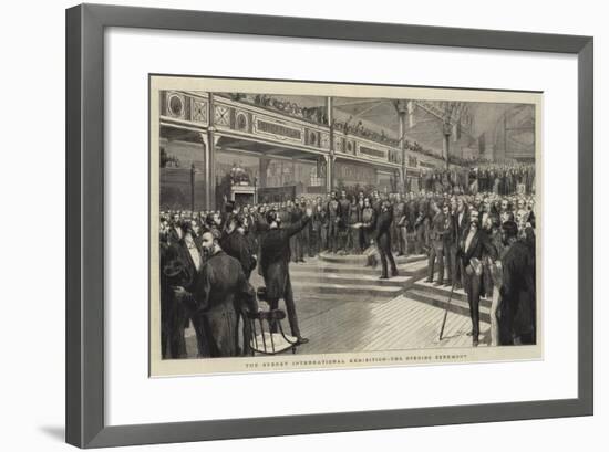 The Sydney International Exhibition, the Opening Ceremony-null-Framed Giclee Print