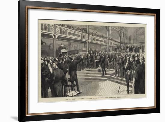 The Sydney International Exhibition, the Opening Ceremony-null-Framed Giclee Print